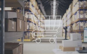 2Shopping Cart Connected to Warehouse