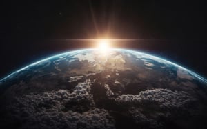 Globe with Sun