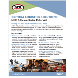 Critical Logistics - NGO & Humanitarian-SQ