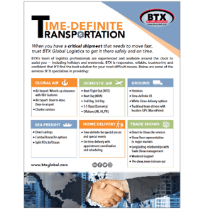 Time-Definite Transportation-SQ